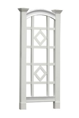 Image showing  27.25 in. x 27-1/4 in. Milan Trellis, White