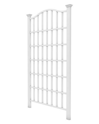 Image showing 6 th Vita 54 in. x 96 in. Grande Vinyl Trellis, White