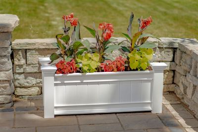 Vita Vinyl Windsor Long Planter Box