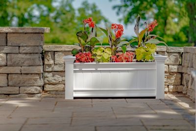 Image showing  Vinyl Windsor Long Planter Box