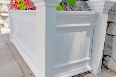 Image showing  Vinyl Windsor Long Planter Box