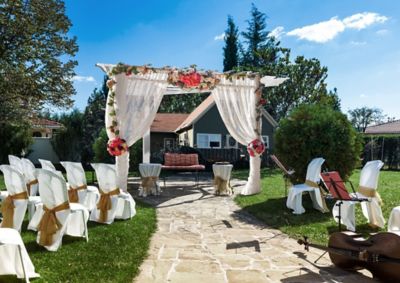 Image showing  8 ft. x 8 ft. Alcove Backyard Pergola