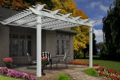 Image showing  12 ft. x 12 ft. Freemont Backyard Pergola