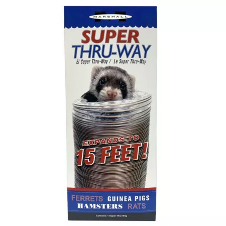 Marshall Super Thru-Way Ferret Toy 15 ft. Small Pet Tunnels