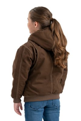 Image showing  Kids Softstone Duck Quilt-Lined Hooded Insulated Jacket