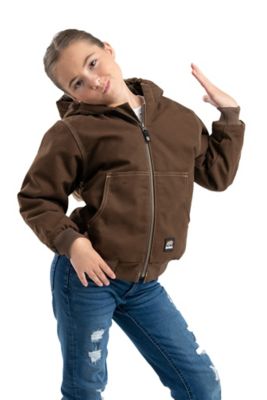 Image showing  Kids Softstone Duck Quilt-Lined Hooded Insulated Jacket