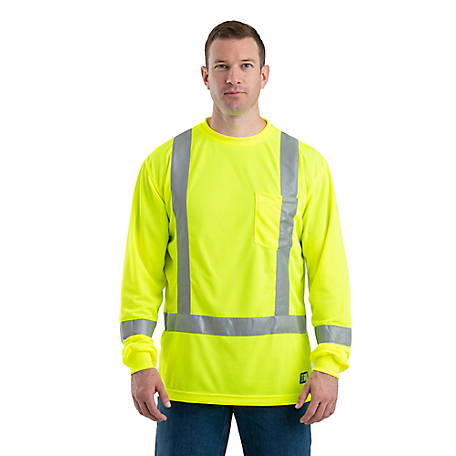 Berne Mens Lightweight Long Sleeve Utility Canvas Shirt