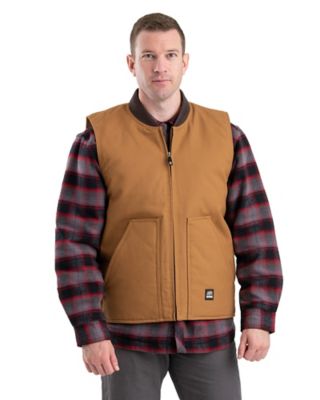 Berne Men's Heritage Quilt-Lined Duck Vest It is perfect for the days where a long sleeve shirt just isn't quite enough