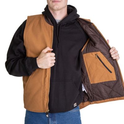 Berne Men's Heritage Quilt-Lined Duck Vest at Tractor Supply Co.