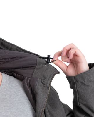 Image showing  Women's Softstone Duck Quilt Flannel-Lined Barn Coat