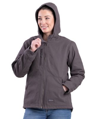 Image showing 1 th Berne Women's Softstone Duck Quilted Hooded Jacket