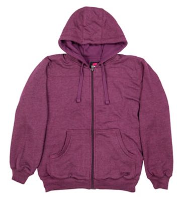 plus size zip front hoodie