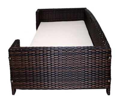 Image showing  Rattan Indoor/Outdoor Rectangular Pet Bed
