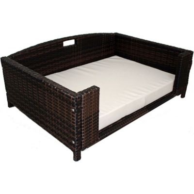 Image showing  Rattan Indoor/Outdoor Rectangular Pet Bed