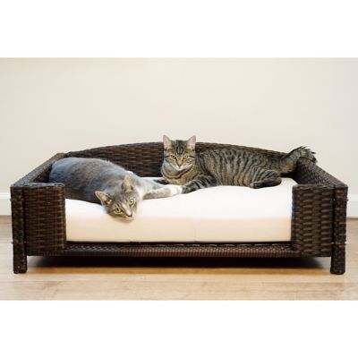 Image showing  Rattan Indoor/Outdoor Rectangular Pet Bed