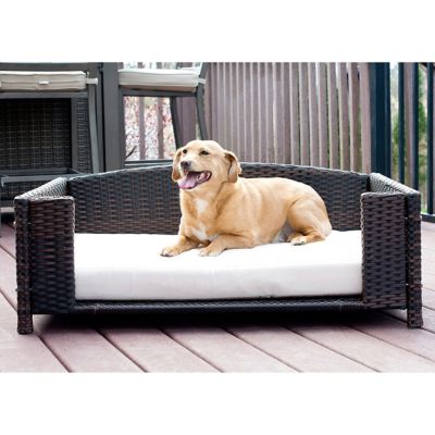 Image showing  Rattan Indoor/Outdoor Rectangular Pet Bed