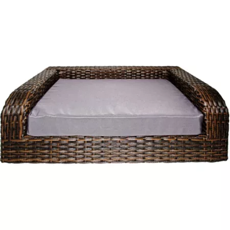 Iconic Indoor/Outdoor Rattan Pet Sofa Bed Pet Furniture Style Beds