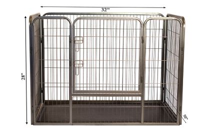 Image showing  Heavy-Duty Dog Crate with Removable Advanced PP Tray