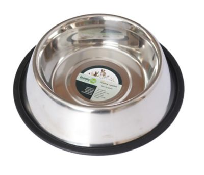 Iconic Pet Non-Skid Stainless Steel Pet Food Bowl, 1 Cup, 1-Pack