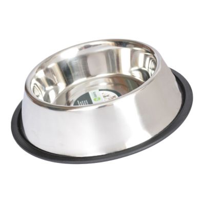 Image showing  Non-Skid Stainless Steel Pet Food Bowl, 1 Cup, 1-Pack