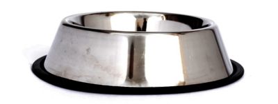 Image showing  Non-Skid Stainless Steel Pet Food Bowl, 4 Cups, 1 pk.