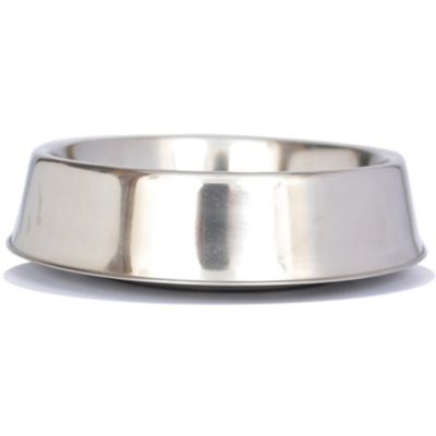 Iconic Pet Anti-Ant Non-Skid Stainless Steel Pet Bowl for Dog or Cat, 1 Cup, 1-Pack