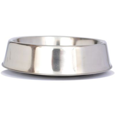 Iconic Pet Anti-Ant Non-Skid Stainless Steel Pet Bowl for Dog or Cat, 2 Cups, 1-Pack