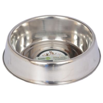 Image showing  Anti-Ant Non-Skid Stainless Steel Pet Bowl for Dog or Cat, 4 Cups, 1 pk.