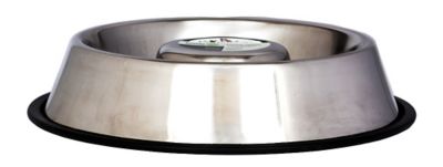 Image showing  3-Cup Slow Feed Stainless Steel Pet Bowl