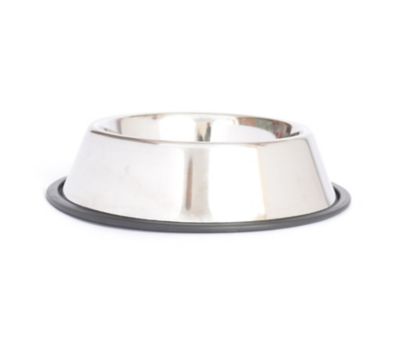 Image showing  Non-Skid Stainless Steel Pet Bowls, 3 Cups, 2 ct.