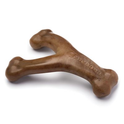 Image showing  Bacon Wishbone Dog Chew Toy, Small
