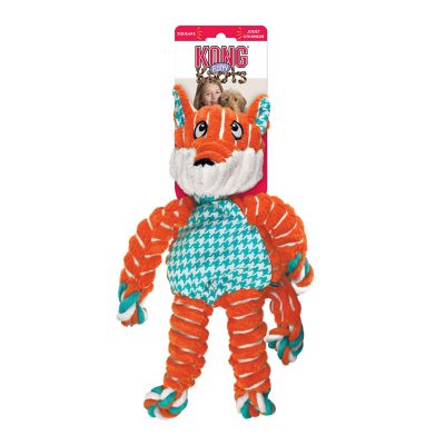 Image showing  Floppy Knots Fox Dog Toy