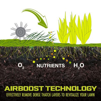 Image showing 6 th Sun Joe 13 in. 12A Electric Lawn Dethatcher with Collection Bag, Scarifier