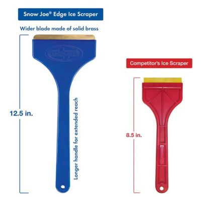 Image showing  4.8 in. Brass Blade Ice Scraper