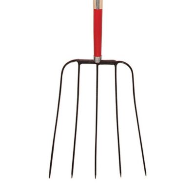 Image showing  14.31 in. Steel 5-Tine Barley Fork