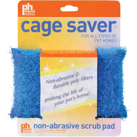 Prevue Pet Products Cage Saver Pet Stain Remover Scouring Pad Small Pet Cage Cleaning