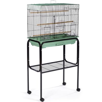 Image showing  Bird Cage Stand, 26 in. x 14 in., Black