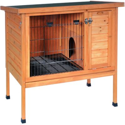 Prevue Pet Products 1-Story Outdoor Weather-Resistant Rabbit Hutch, Small, 36 in. x 24 in. x 35-1/2 in.