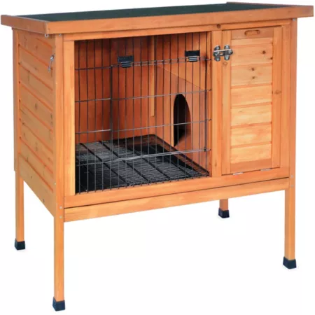 Prevue Pet Products 1-Tier Outdoor Hutch Weatherproof Small 36-in x 24-in x 35-1/2-in Rabbit Hutches