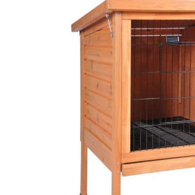 Image showing  1-Story Outdoor Weather-Resistant Rabbit Hutch, Small, 36 in. x 24 in. x 35-1/2 in.