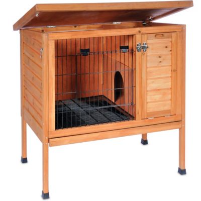 Image showing 8 th Prevue Pet Products 1-Story Outdoor Weather-Resistant Rabbit Hutch, Small, 36 in. x 24 in. x 35-1/2 in.