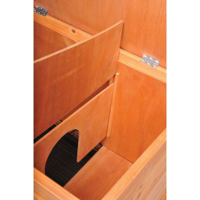 Image showing 8 th Prevue Pet Products 1-Story Indoor/Outdoor Weather-Resistant Rabbit Hutch, Large, 46-1/2 in. x 24 in. x 36-1/4 in.