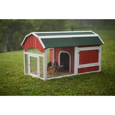 Image showing  Red Barn Chicken Coop, 4 to 6 Chicken Capacity