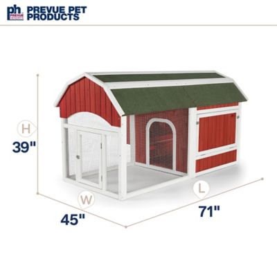 Image showing  Red Barn Chicken Coop, 4 to 6 Chicken Capacity