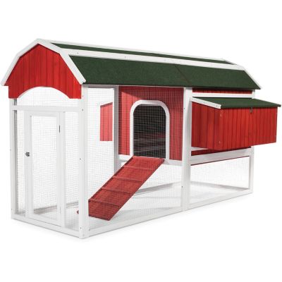 Prevue Pet Products Red Barn Chicken Coop, 8 to 10 Chicken Capacity, Large Love my chicken coop I saw specifics online and It was very detailed