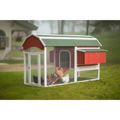 Image showing  Red Barn Chicken Coop, 8 to 10 Chicken Capacity, Large