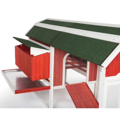 Image showing  Red Barn Chicken Coop, 8 to 10 Chicken Capacity, Large