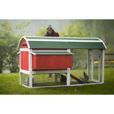 Image showing 8 th Prevue Pet Products Red Barn Chicken Coop, 8 to 10 Chicken Capacity, Large