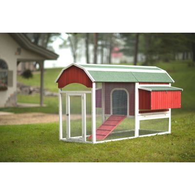 Image showing 9 th Prevue Pet Products Red Barn Chicken Coop, 8 to 10 Chicken Capacity, Large