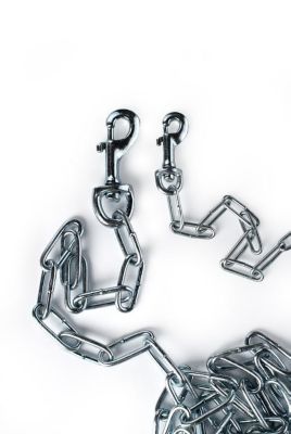 Image showing  Heavy-Duty Dog Tie Out Chain, 30 ft., Up to 150 lb. Capacity